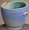 pottery #10 - Blue Twist